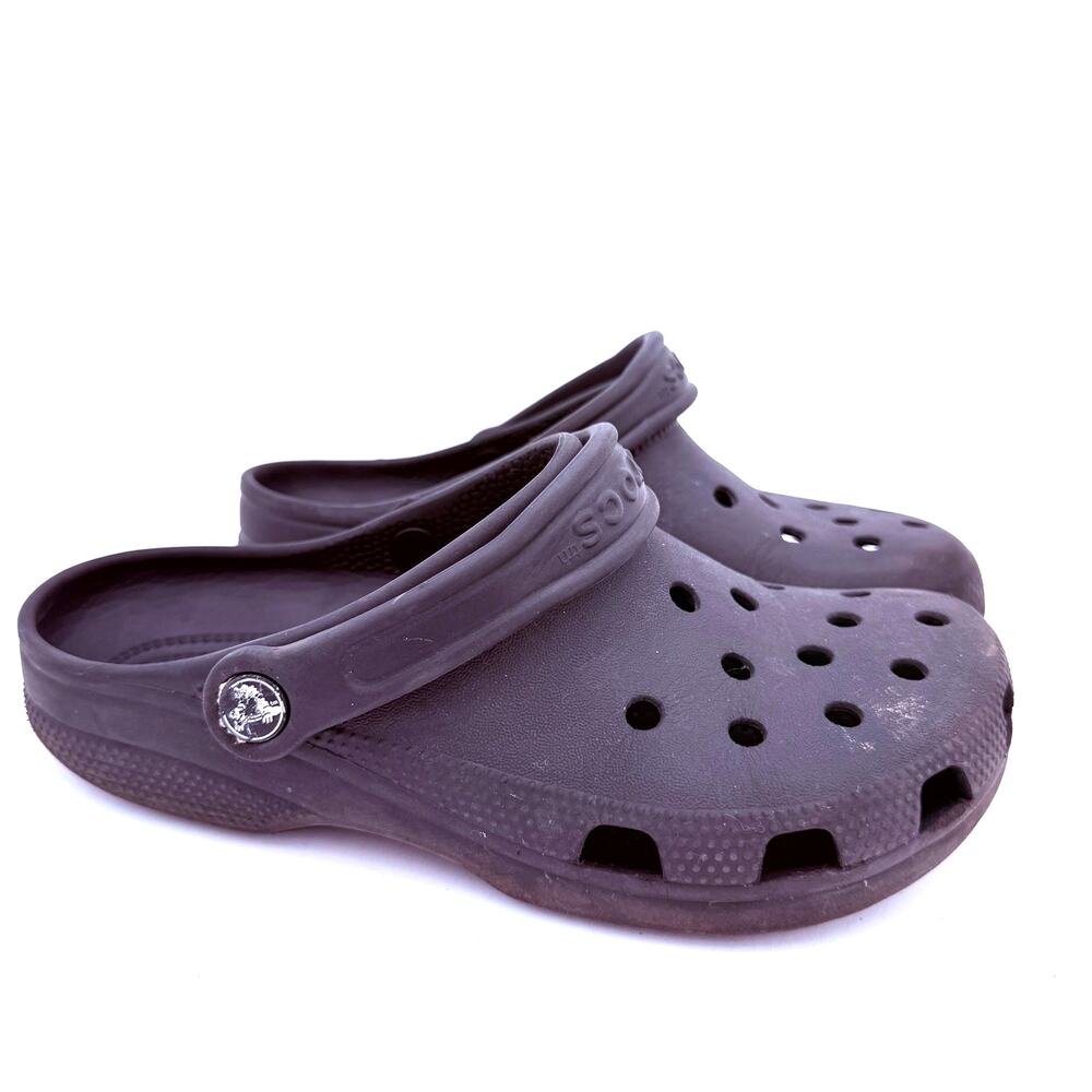Crocs Black Classic Clog Sandals Size M5 W7